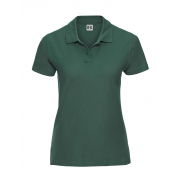 Bawełniane polo damskie Ultimate - bottle green