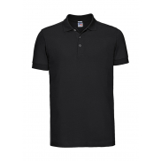 Męskie Polo Stretch Fitted - black
