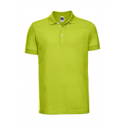 Męskie Polo Stretch Fitted - lime