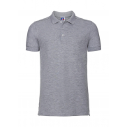 Męskie Polo Stretch Fitted - light oxford