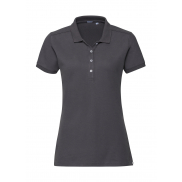 Damskie Polo Stretch Fitted - convoy grey