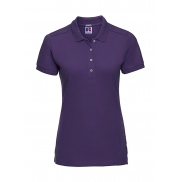 Damskie Polo Stretch Fitted - ultra purple