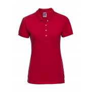 Damskie Polo Stretch Fitted - classic red