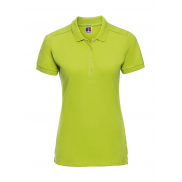 Damskie Polo Stretch Fitted - lime