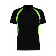 Polo Cooltex® Riviera Classic Fit - black/fluorescent lime