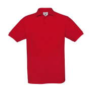 Męskie Polo Safran - red