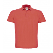 Męska Koszulka Polo ID.001 - pixel coral