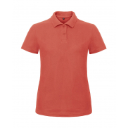 Damska Koszulka Polo ID.001 - pixel coral