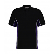Classic Fit Track Polo - black/purple/white