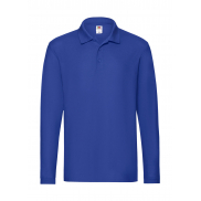 Polo Premium z długimi rękawami - royal