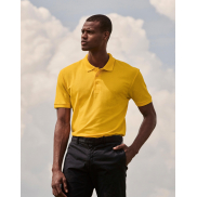 Polo z włókien mieszanych - white