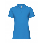 Damska Koszulka Polo Premium - azure blue