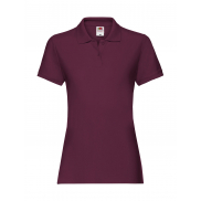 Damska Koszulka Polo Premium - burgundy