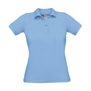Damskie Polo Safran - sky blue