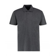 Męskie Polo Superwash Workforce - dark grey marl