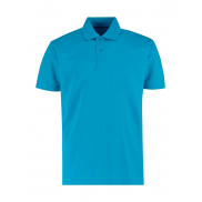 Męskie Polo Superwash Workforce - turquoise