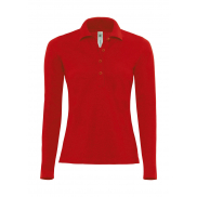 Polo damskie Safran Pure LSL/women - red