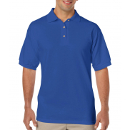Męskie gładkie polo DryBlend Jersey - royal