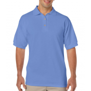 Męskie gładkie polo DryBlend Jersey - carolina blue