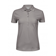 Damskie polo Luxury Stretch - stone