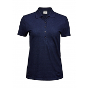 Damskie polo Luxury Stretch - denim