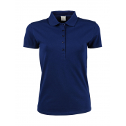 Damskie polo Luxury Stretch - indigo