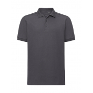 Męskie Polo Tailored Stretch - convoy grey