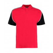 Koszulka Polo Monaco Classic Fit - red/black/white
