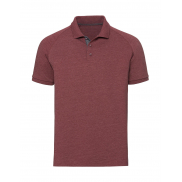 Męskie Polo Raglan HD - white