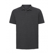 Męskie Polo Raglan HD - grey marl