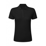 Damskie polo Signature Stretch Tagless - dark black