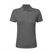 Damskie polo Signature Stretch Tagless - charcoal