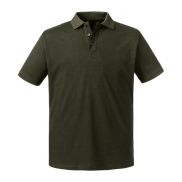 Męskie Polo Pure Organic - dark olive