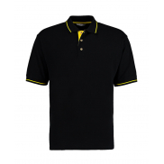 Męskie Polo Classic Fit St. Mellion - black/yellow