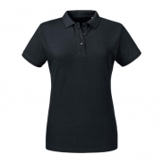 Damskie Polo Pure Organic - black