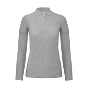 ID.001 LSL /damskie Polo - heather grey