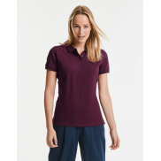 Damskie Polo Tailored Stretch - white