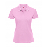Polo damskie Piqué - candy pink
