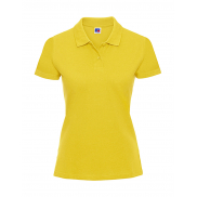Polo damskie Piqué - yellow