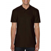 Koszulka polo Softstyle Double Pique - dark chocolate