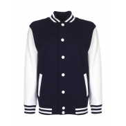 Dziecięca kurtka Varsity - navy/white
