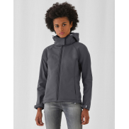 Damski Softshell z Kapturem - white
