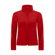 Damski Softshell z Kapturem - red