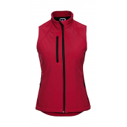 Damski bezrękawnik Softshell - classic red