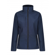 Damski softshell Octagon II - navy/seal grey
