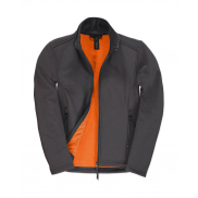 Damski Softshell ID.701 - dark grey/neon orange