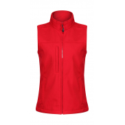 Damska kamizelka Flux Softshell - classic red
