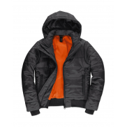 Damska Kurtka Superhood - dark grey/neon orange