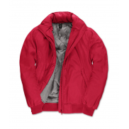 Damska Kurtka Crew Bomber - red/warm grey