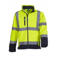 Softshell Fluo - fluo yellow/navy